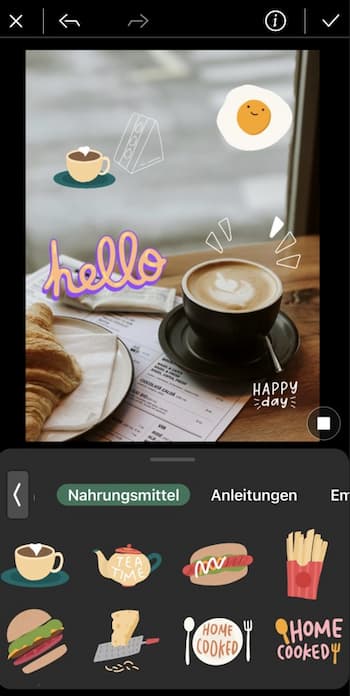 PhotoDirector - Guten Morgen Bilder gestalten